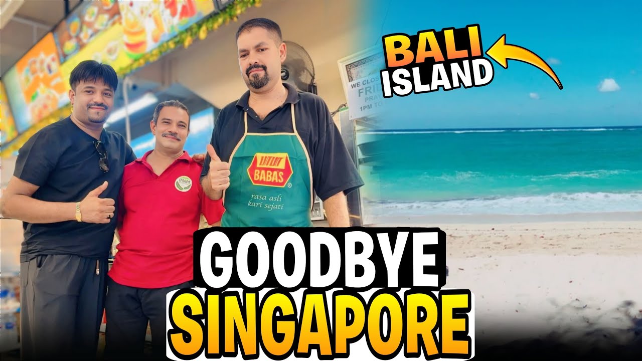 Last Day in Singapore | Heading to Bali, Indonesia 🇸🇬✈️🇮🇩 Part 5 of Asia Tour 