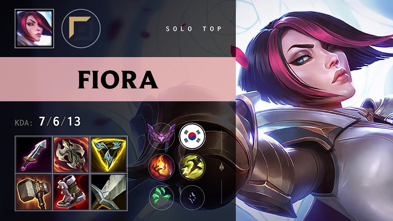 Fiora Top vs Ambessa - KR Master Patch 26.14