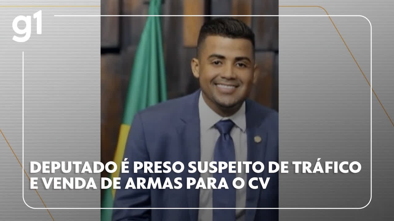 Deputado estadual TH Joias é preso por tráfico, venda de armas e elo com o Comando Vermelho
