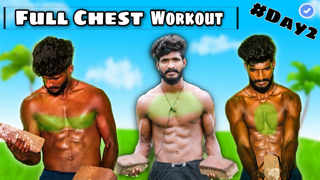 Day 2 Full Chest Workout At Home | No Equipment Needed |
