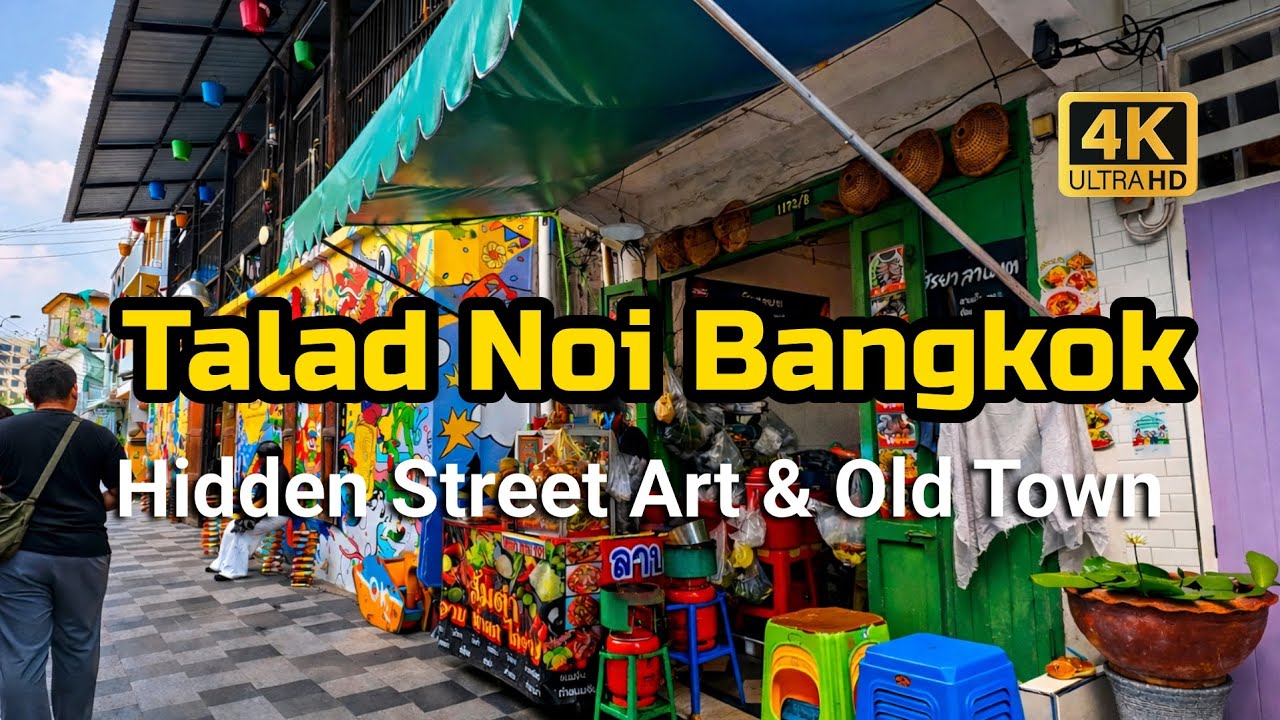 Talad Noi Bangkok: Hidden Artistic Alleys & Chinatown Gem – 4K Tour | Raw Asia Uncut | RAU 010