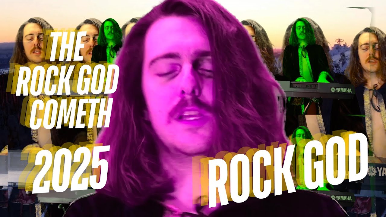 The Rock God is Born this Christmas 2024 4k  #rockgod #christmas #rock #ballad #music #christianrock