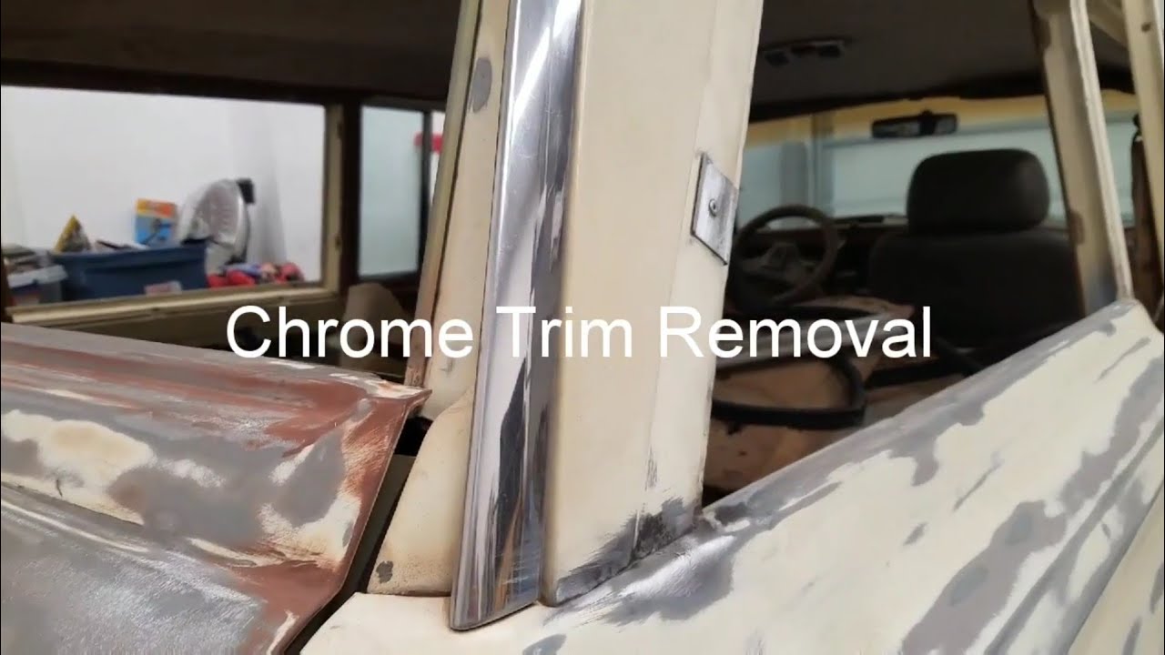 Taking off chrome trim