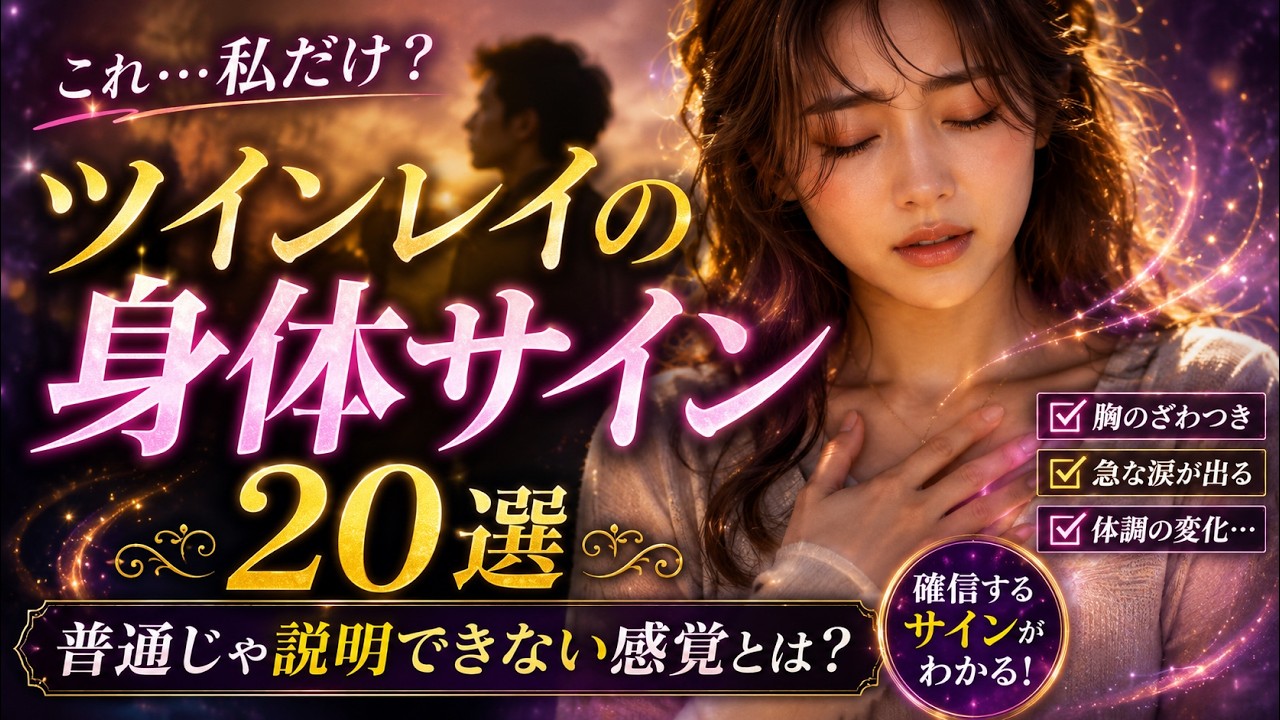 ツインレイと確信する“身体のサイン”20選｜普通じゃ説明できない感覚とは？