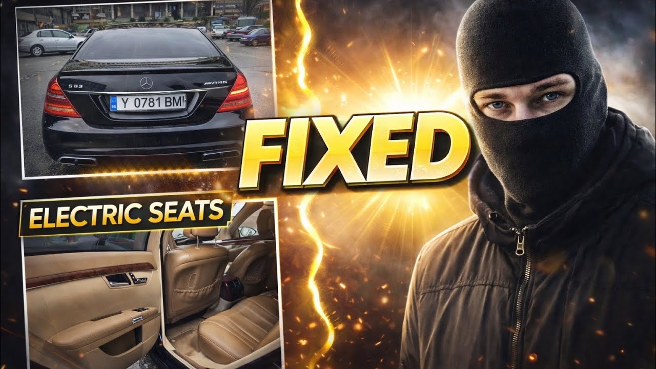 W221 reclining rear seats FIXED FOR CHEAP!
