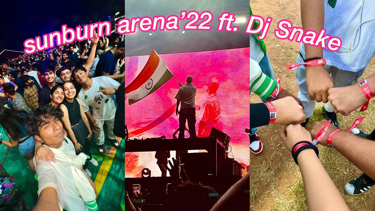 Attending My First Ever Concert | Sunburn Arena ft. DJ Snake | Live in Bangalore 2022