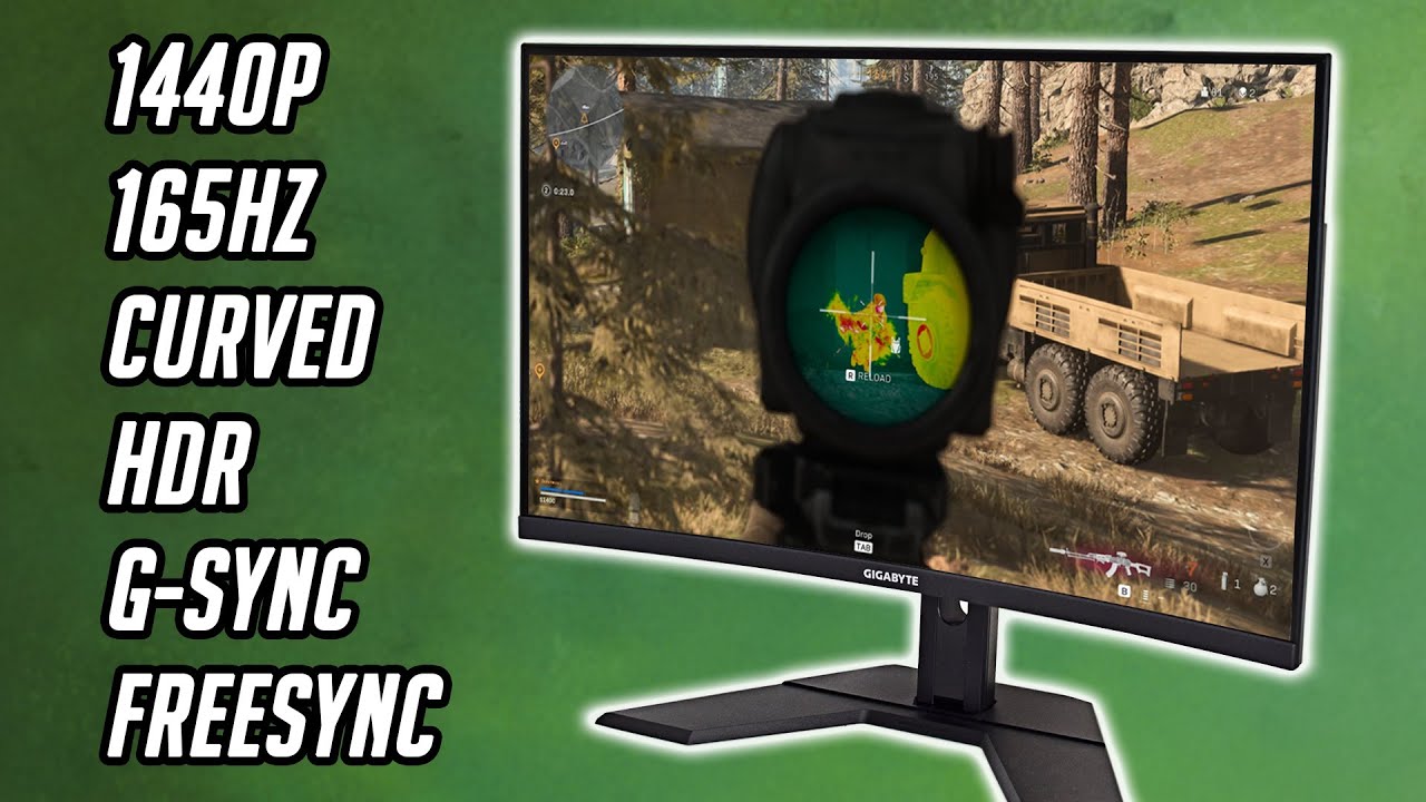 Gigabyte G32QC Monitor Review - 1440p/165Hz that WON'T break the bank!