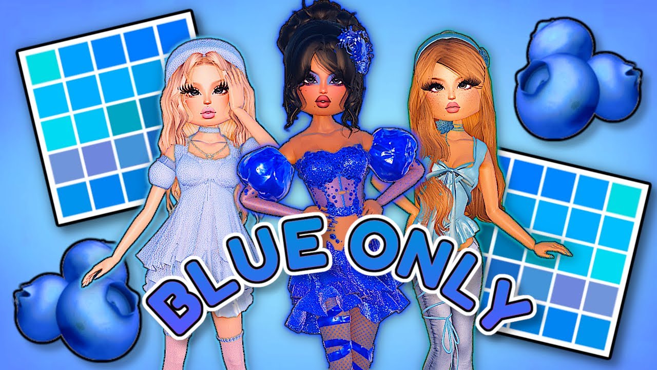 ТОЛЬКО создаю *СИНИЕ НАРЯДЫ* в *ОДЕВАЙТЕСЬ, ЧТОБЫ ВПЕЧАТЛЯТЬ* 🫐 (Roblox)