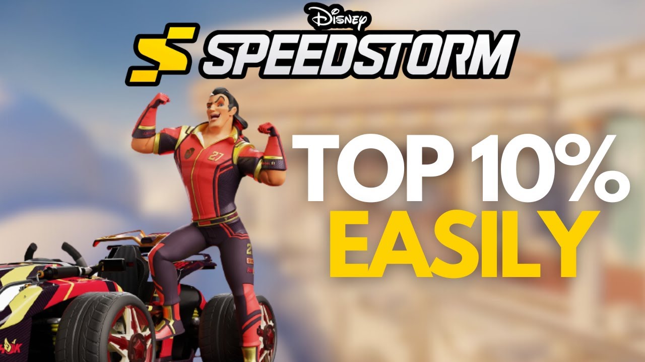 Unlock Gaston For FREE | How to Get Top 10% In the Trophy Cup - Disney Speedstorm