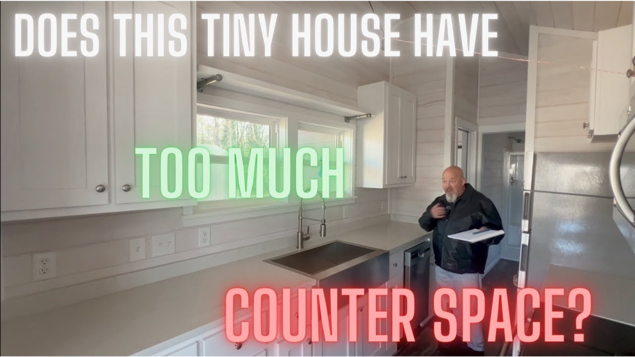 Huge Kitchen in an Incredible Tiny House! Would You Want This Much Counter Space in a Tiny Home? HD