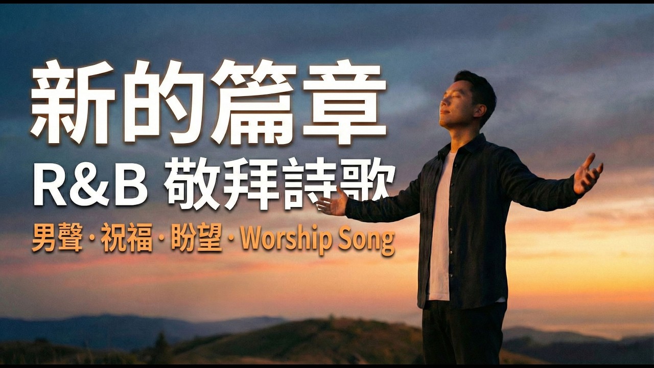 新的一年領受新的恩典 新的篇章｜新年基督敬拜詩歌 R&B 男聲 Worship Song｜祝福與盼望
