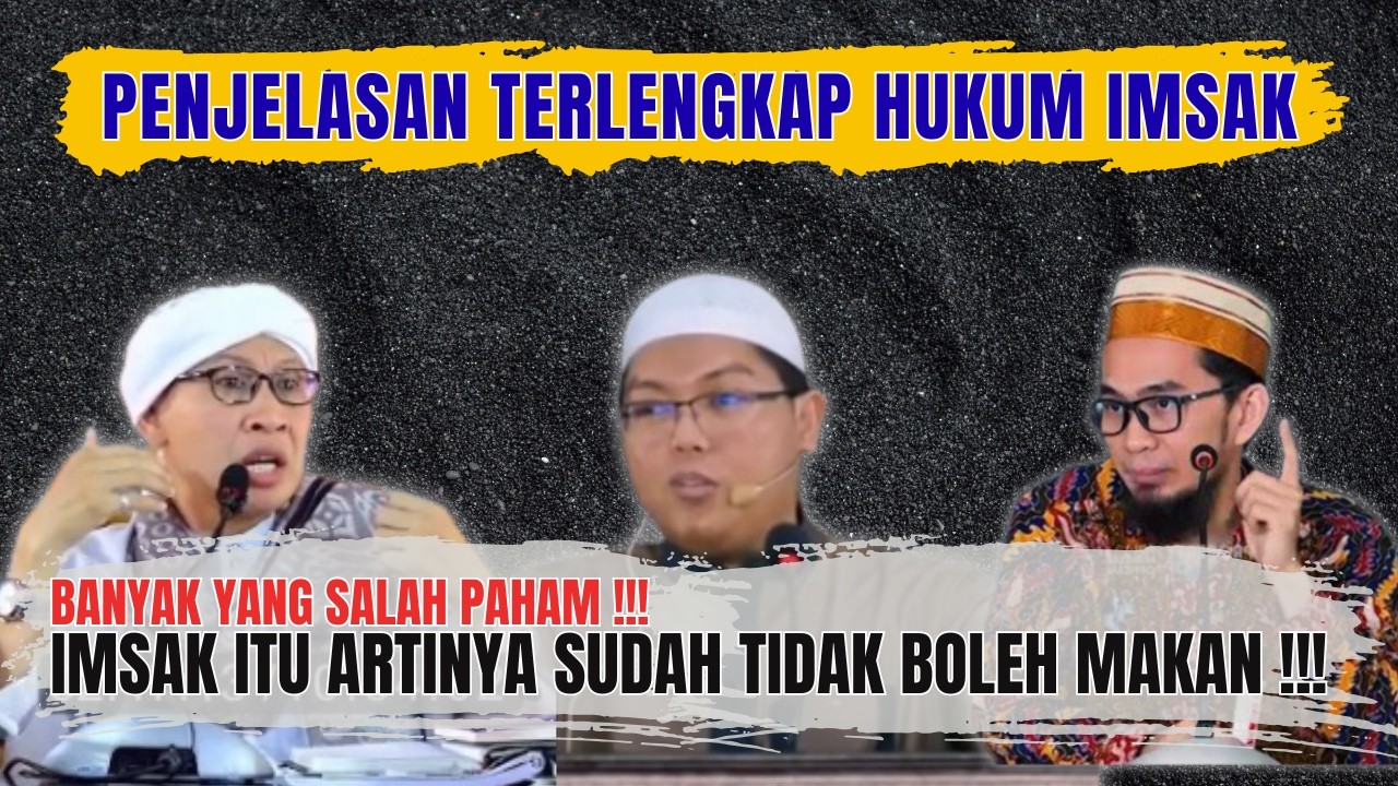 Imsak vs Azan Subuh: Kapan Batas Sahur yang Benar Menurut Dalil?