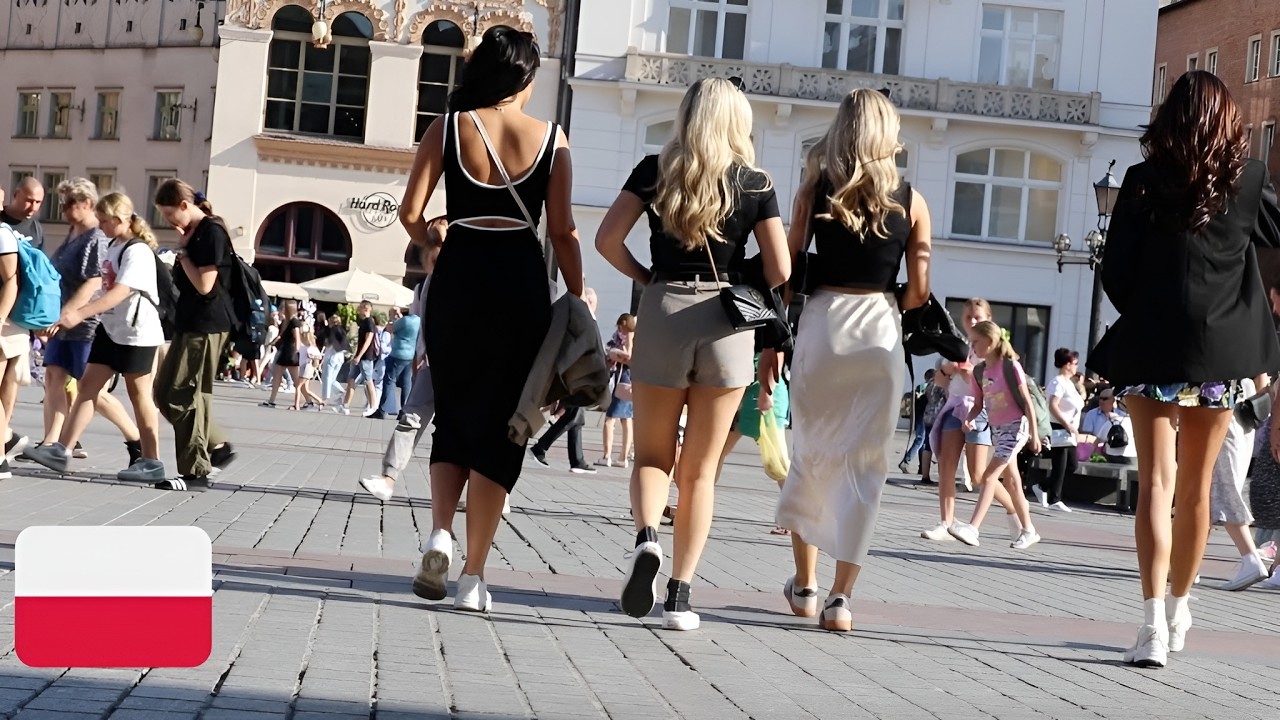 Красивые девушки на улицах Польши 🇵🇱