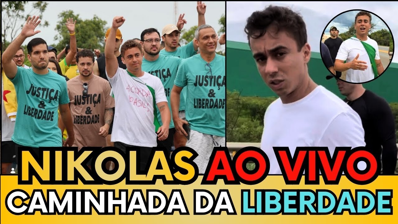 🚨AO VIVO: NIKOLAS, GAYER E PATRIOTAS NO 2º DE CAMINHADA PELA LIBERDADE - MANIFESTAÇÃO ACORDA BRASIL