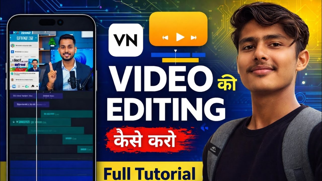 Video ki Editing kaise karte hai 🤔 | Vn App se Free | Full Tutorial #editing #tech #vnvideoeditor 