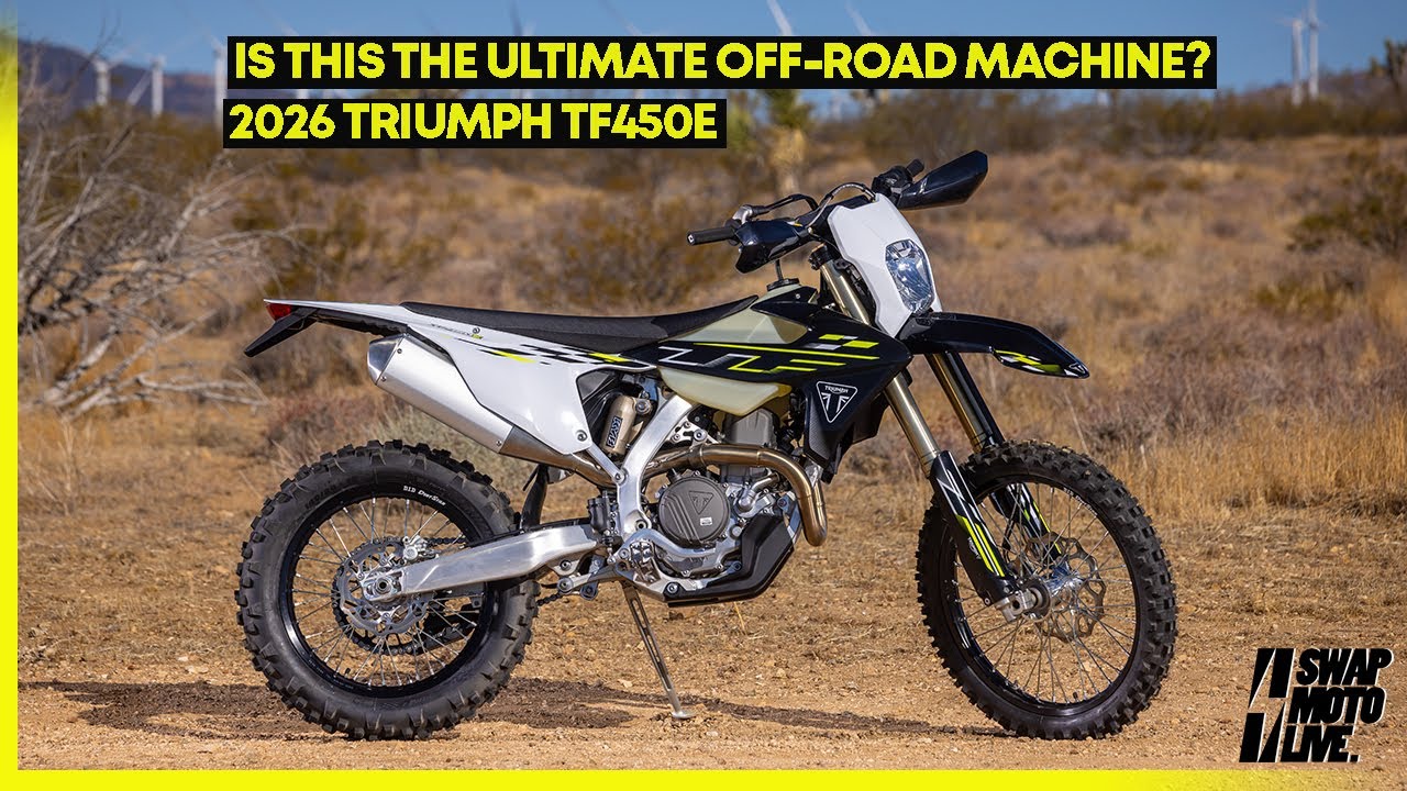 Это ли лучший внедорожный мотоцикл? Triumph TF450E 2026 года. Первое впечатление