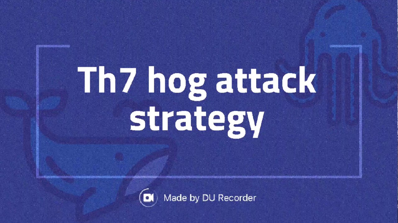 CLASH OF CLANS TH7 Hog attack strategy