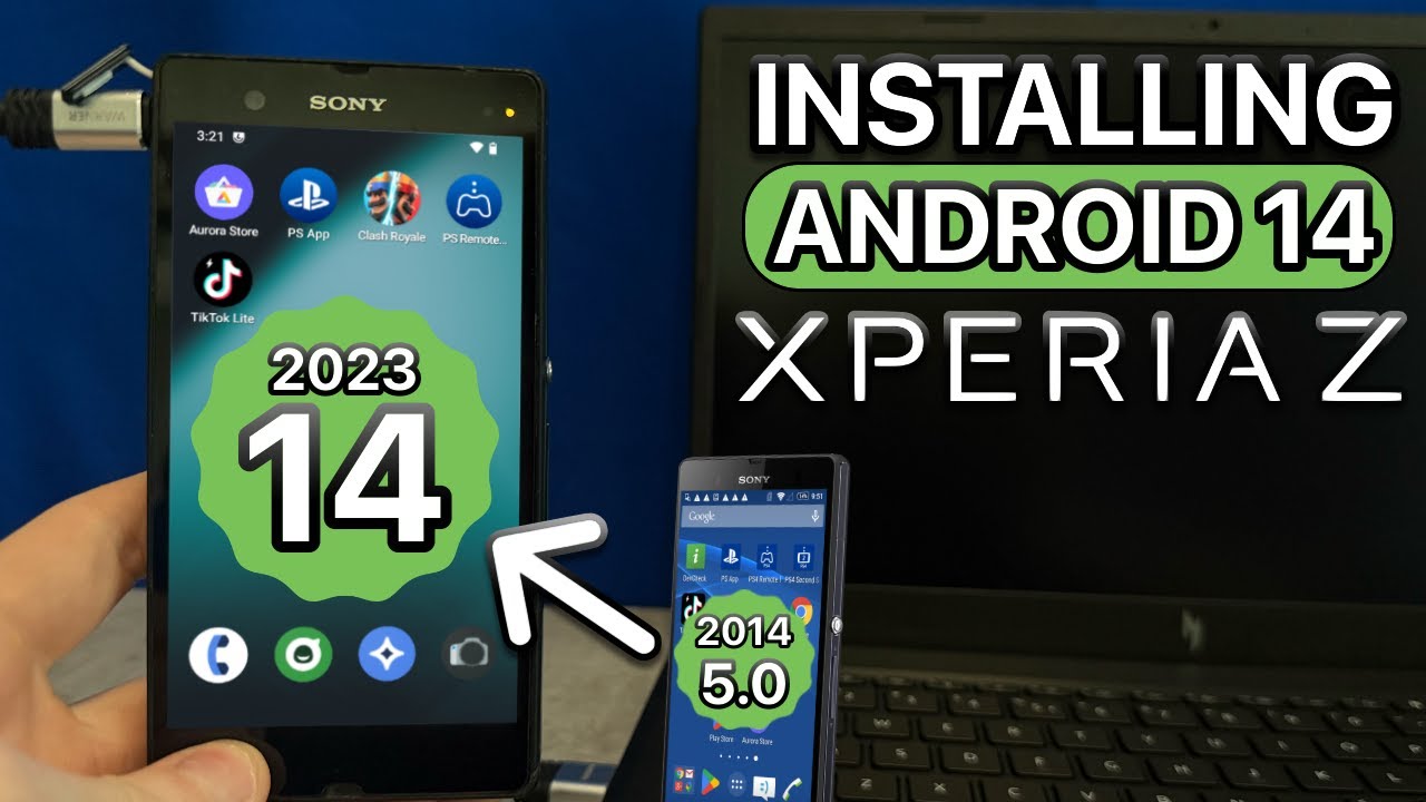 Installing Android 14 on the Xperia Z (Custom ROM)