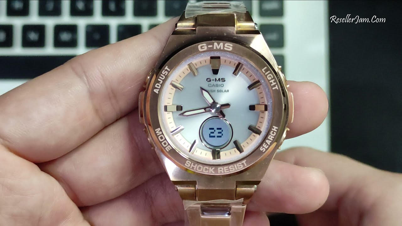 Cara Setting Jam Tangan Casio Baby-G MSG-S200DG-4A / MSG-S200 / MSG-S200D / MSG-S200WLP / MSG-S200G