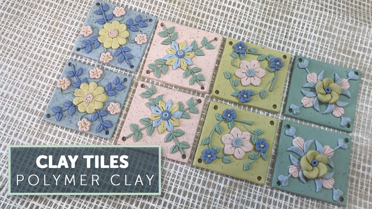 Polymer Clay Tutorial 151: Polymer Clay Tile Idea