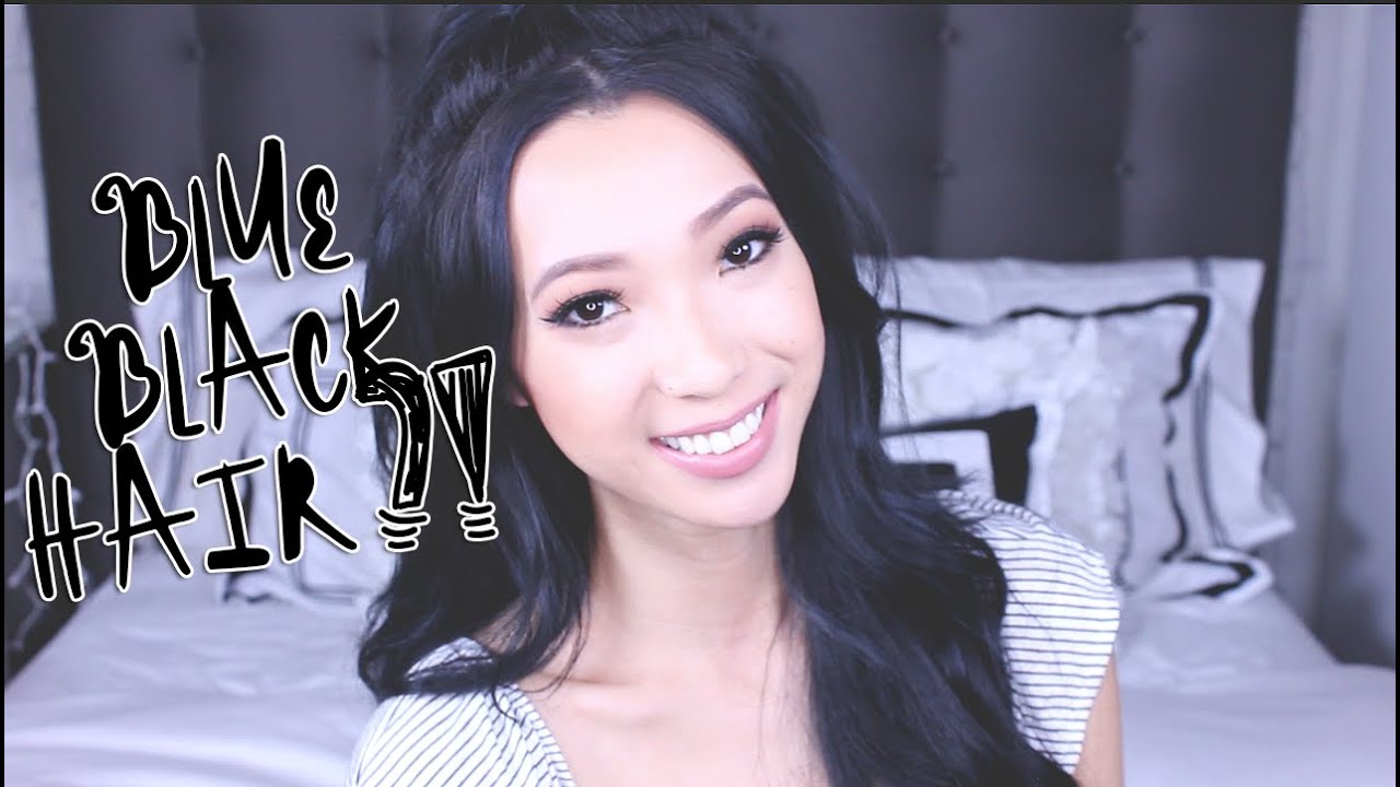 BLUE BLACK HAIR?! 👸🏻