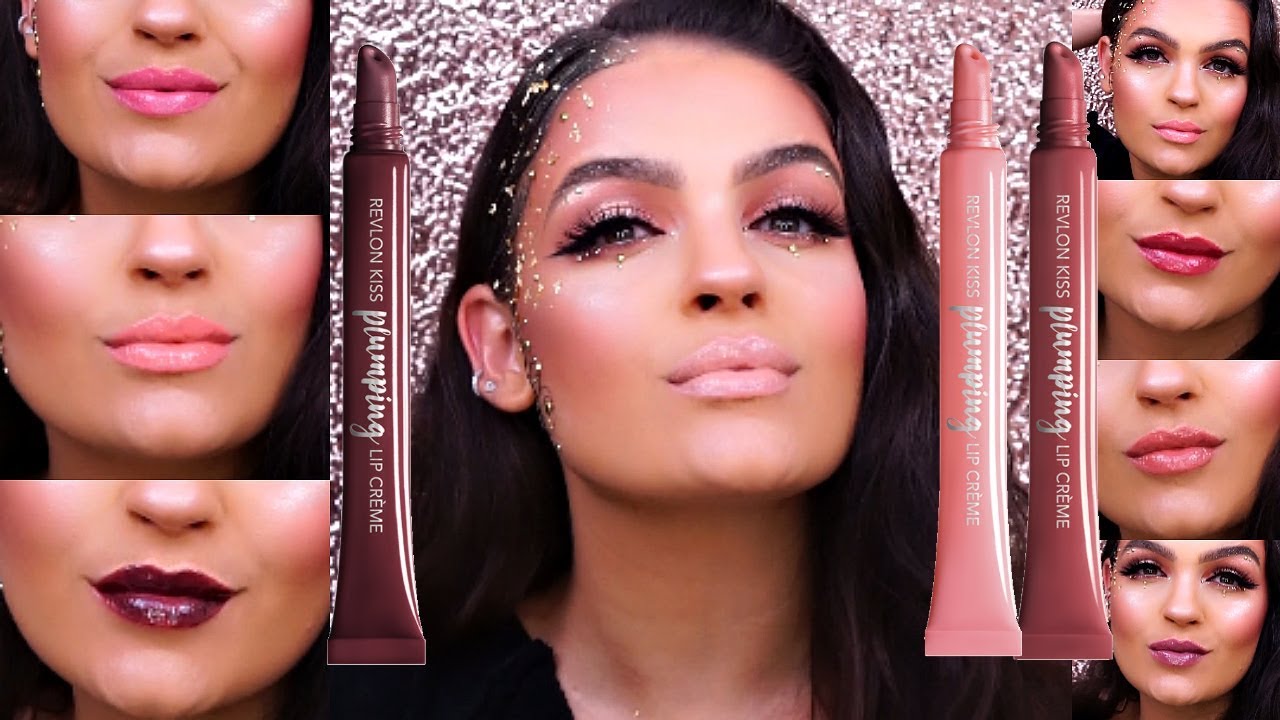 YES!!!! Revlon Kiss Plumping Lip Creme Swatches