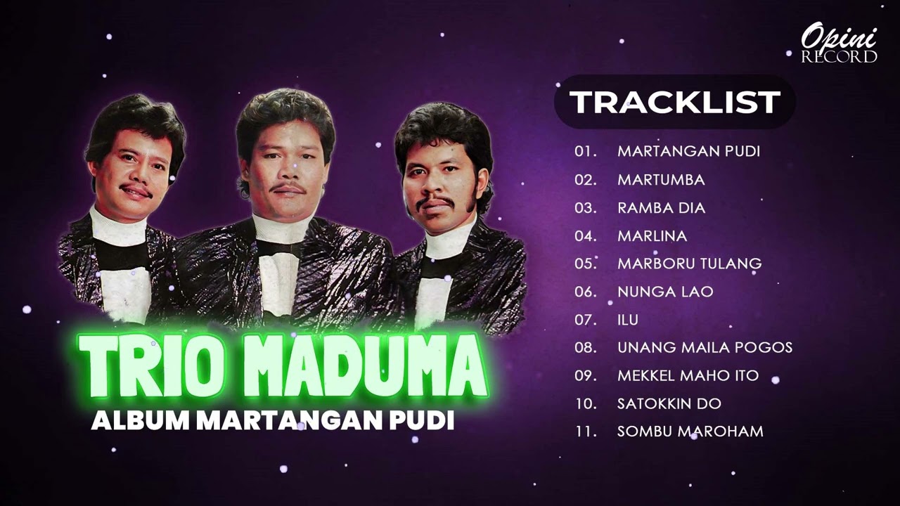 Album Batak Martangan Pudi  - Trio Maduma