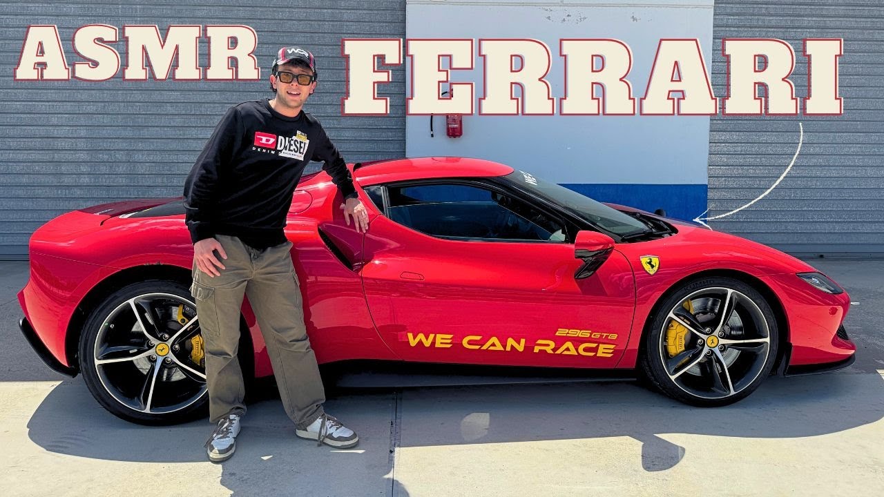 ASMR  in una Ferrari 🏎️