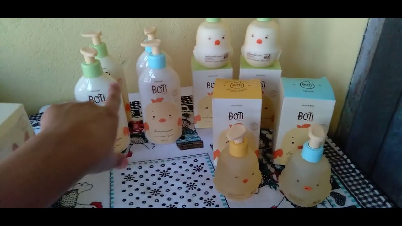 Produtos boti baby do boticário, kit casca