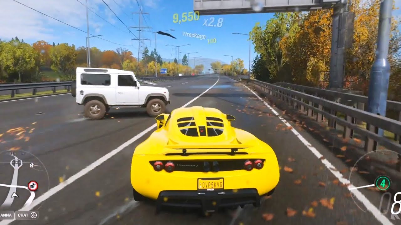 Forza Horizon 4 - Hennessey Venom GT 2012 - Open World Free Roam Gameplay (HD) [1080p60FPS]