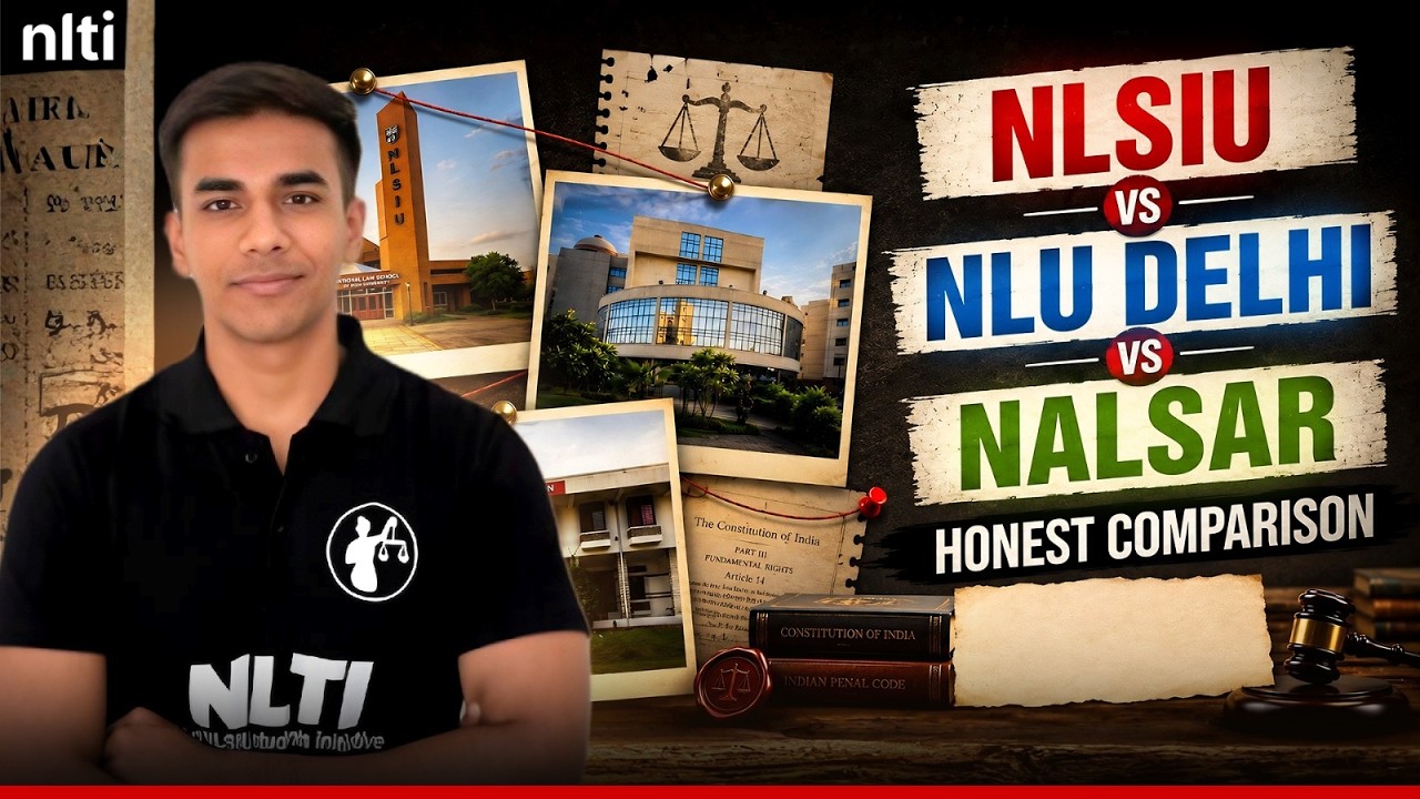 NLSIU vs NLU Delhi vs NALSAR | Honest Comparison for Law Aspirants