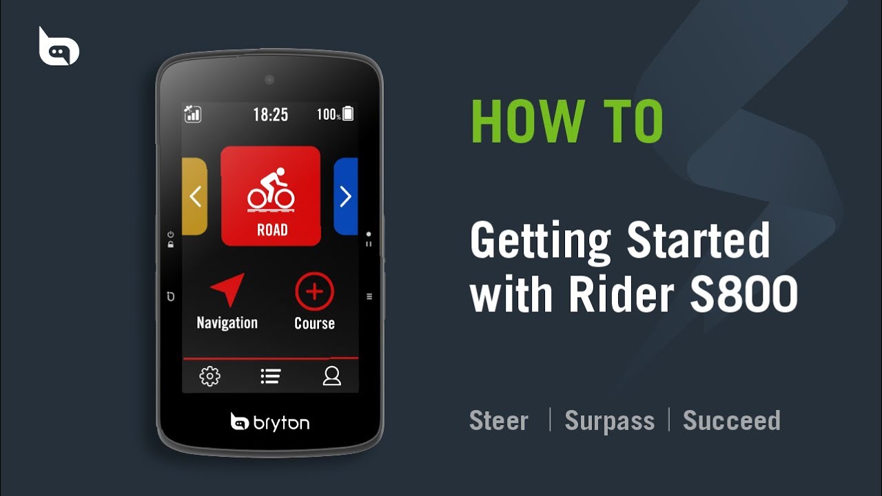 Bryton Rider S800 ｜Getting Started