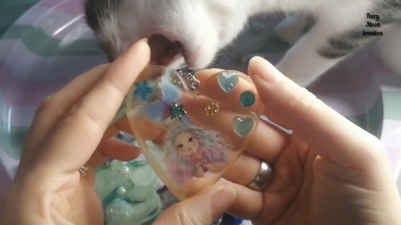 Meine neuen Resinanhänger mit meiner jungen Katze vorgestellt