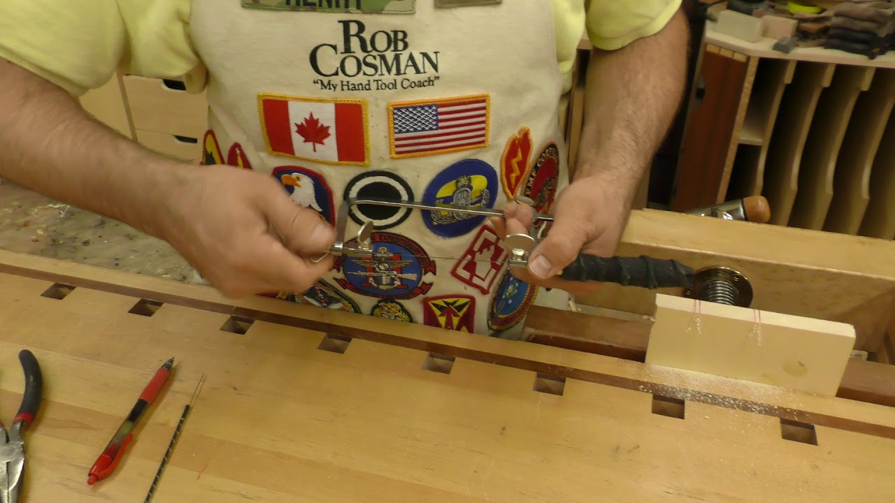 Fret Saw for dovetail work with Rob Cosman