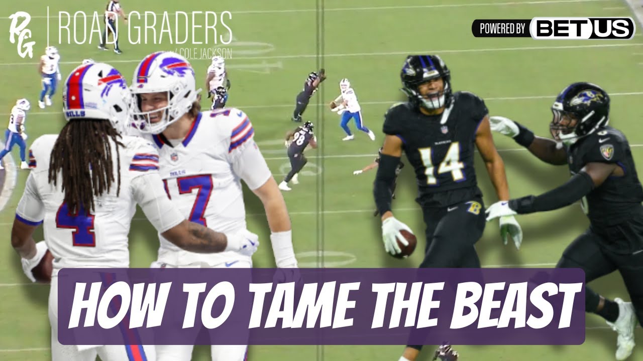 How can the BALTIMORE RAVENS CONTAIN JOSH ALLEN and the BUFFALO BILLS Offense (A22 Film Breakdown)