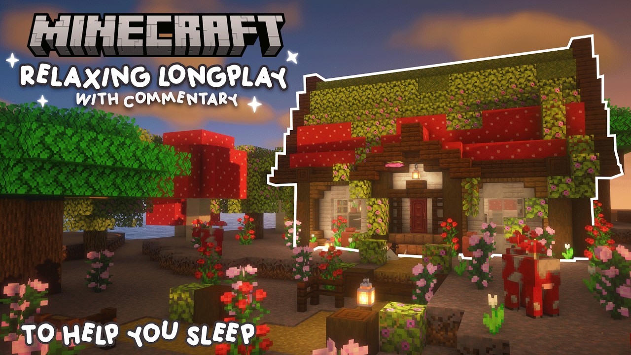 Fall Asleep while I play Minecraft 🍄 Relaxing Longplay With Commentary 🌱 1.21.10