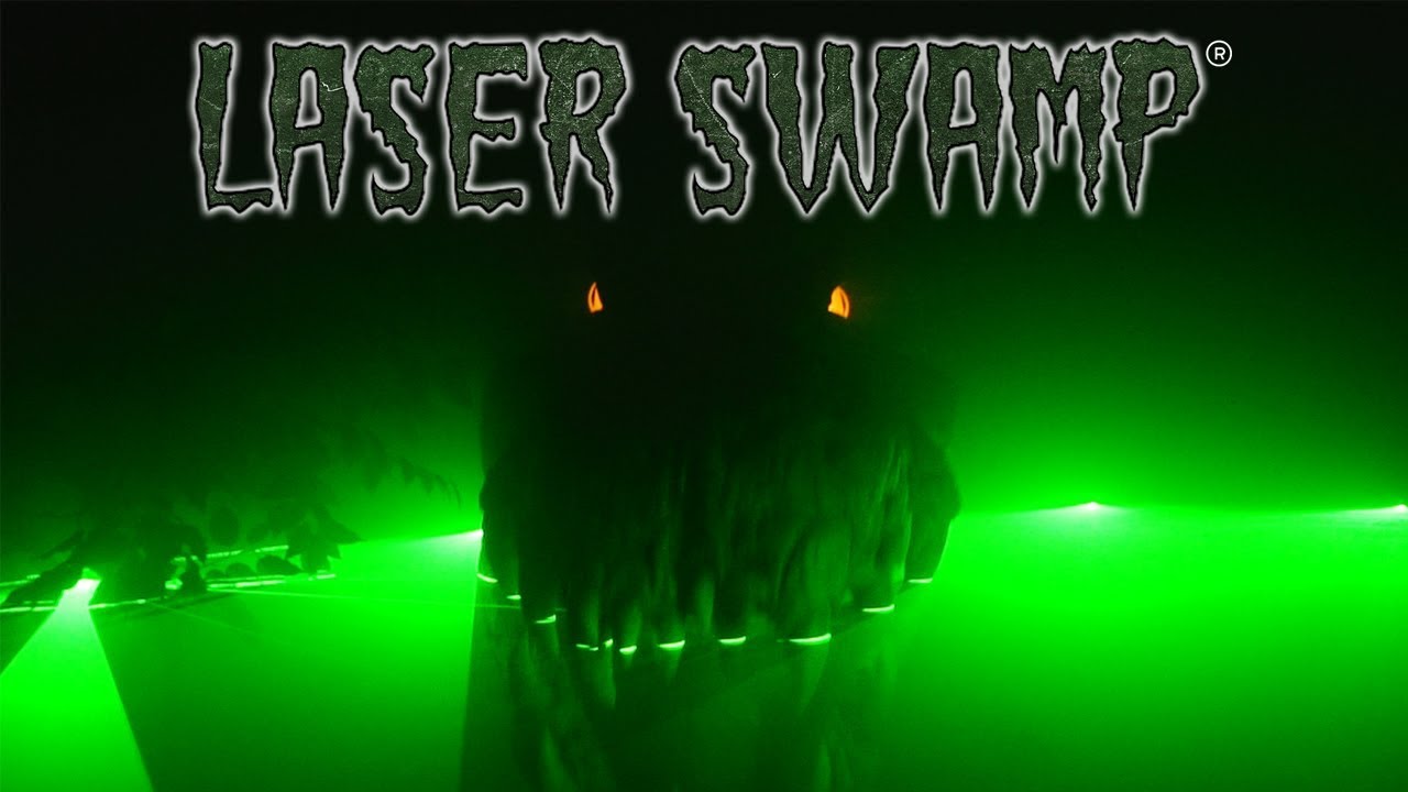 Laser Swamp - Awesome Haunted House Scene!