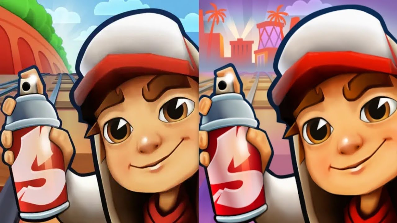 Subway surfers : Classic 2024 🆚 Hollywood 2026 Map Comparison