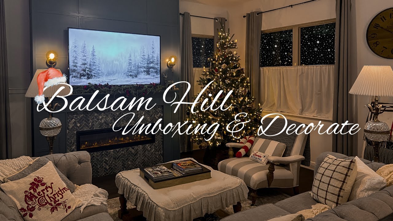 Balsam Hill Nordmann Fir unboxing & decorating
