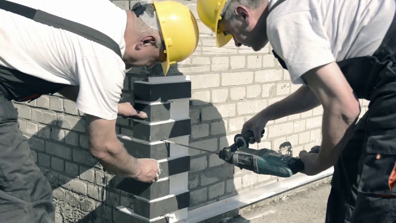 System Termoizolacyjnych Płyt Klinkierowych - STYROMAT | Montaż