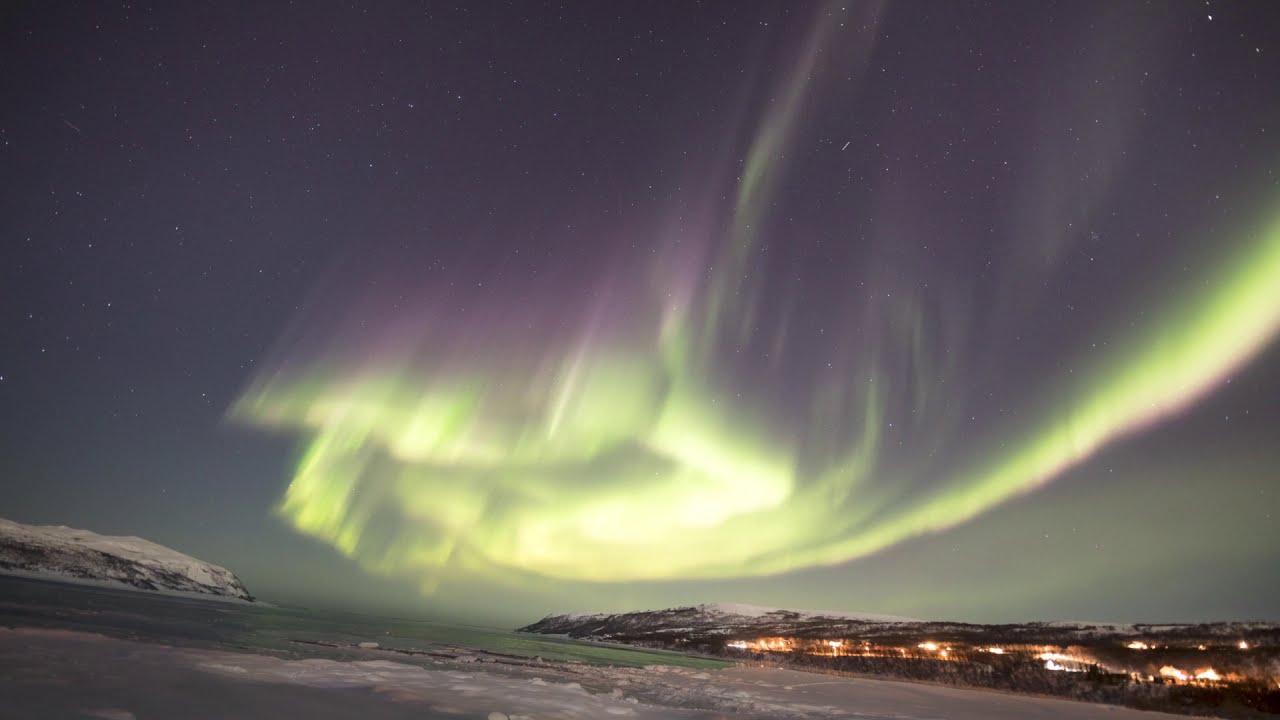 Nordlichter Norwegen am Olderfjord 2021