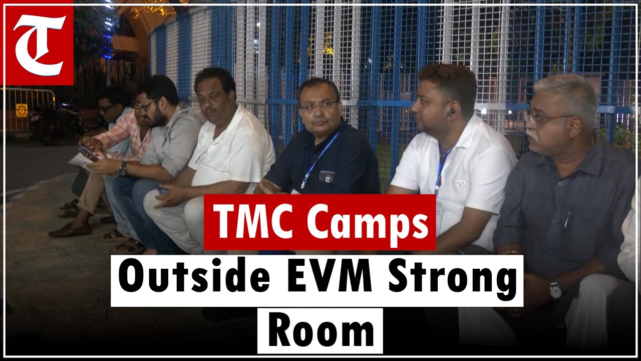 EVM Security Row Escalates: TMC Leaders Camp Outside Strong Room