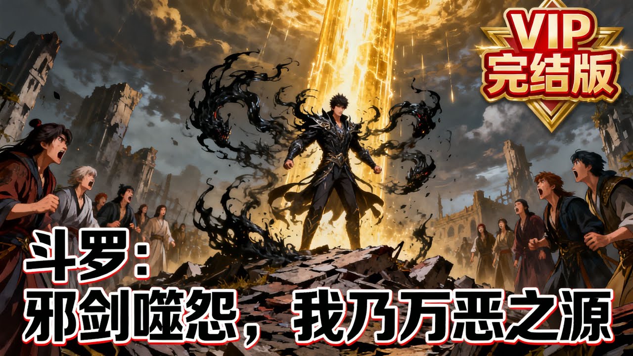 【已完结】《鬥羅：邪劍噬怨，我乃萬惡之源》穿越鬥羅竟成邪劍仙武魂，被全大陸追殺卻靠吸收怨氣變強，當神界降下天罰時我已成不死不滅的極惡化身
