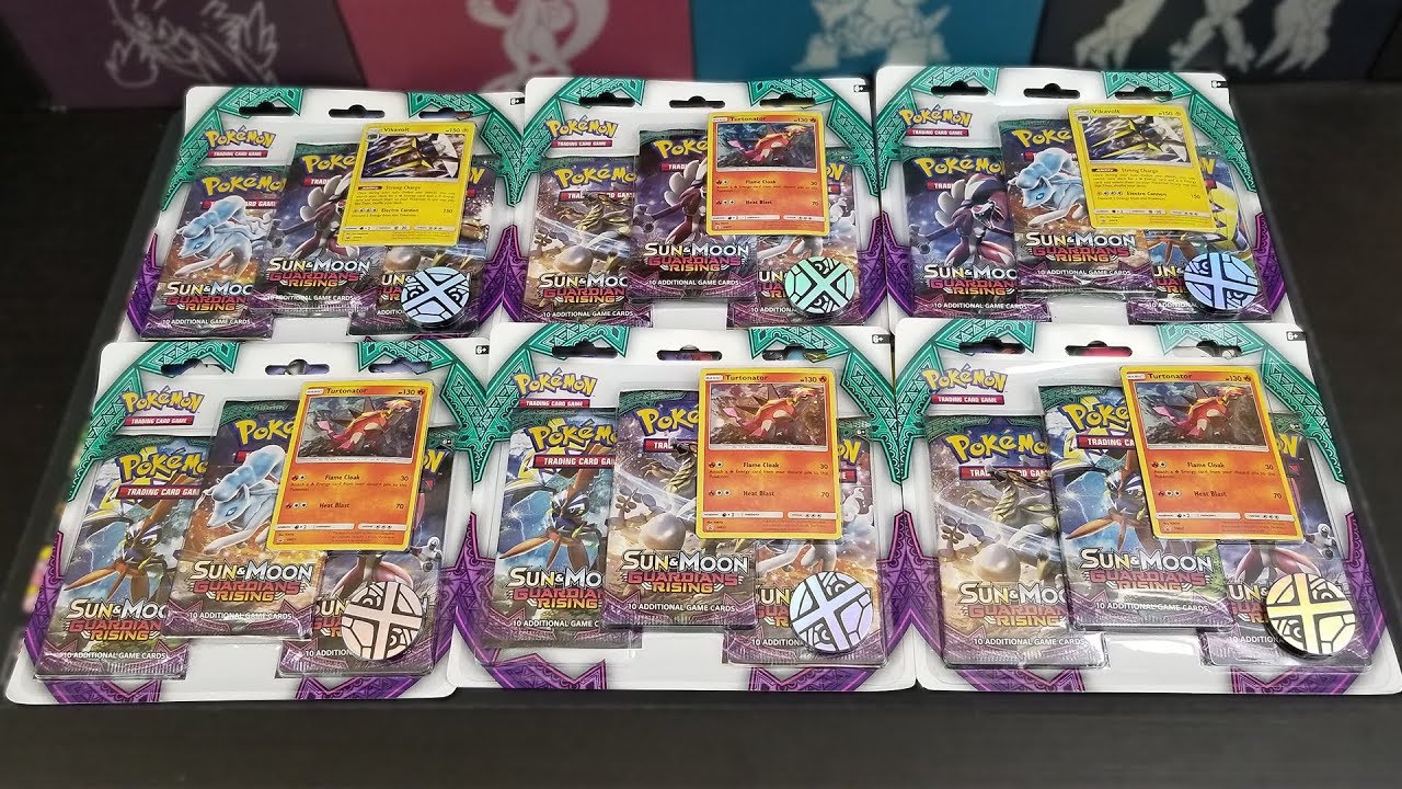 Opening 6 Guardians Rising Rising Blister Packs of Pokemon Cards!