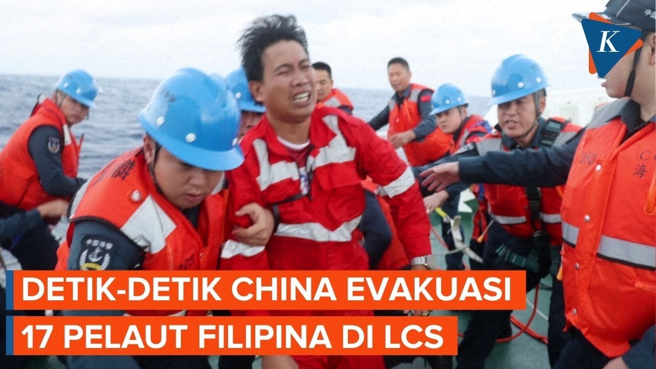 Detik-detik China Selamatkan 17 Pelaut Filipina di Laut China Selatan