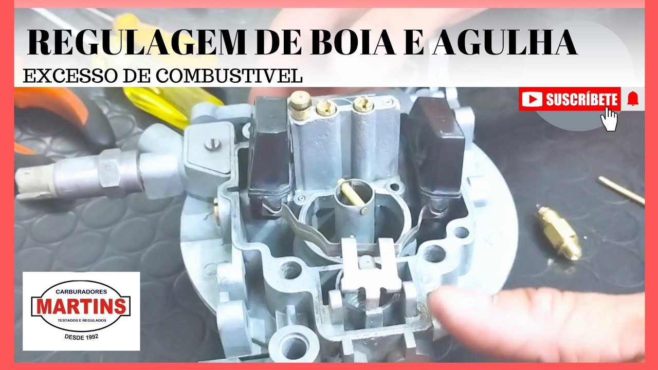 Regulagem de boia e agulha/ carburador TLDZ-TLDF/ Volks-Fiat/ Excesso de Combustivel/ como regular!