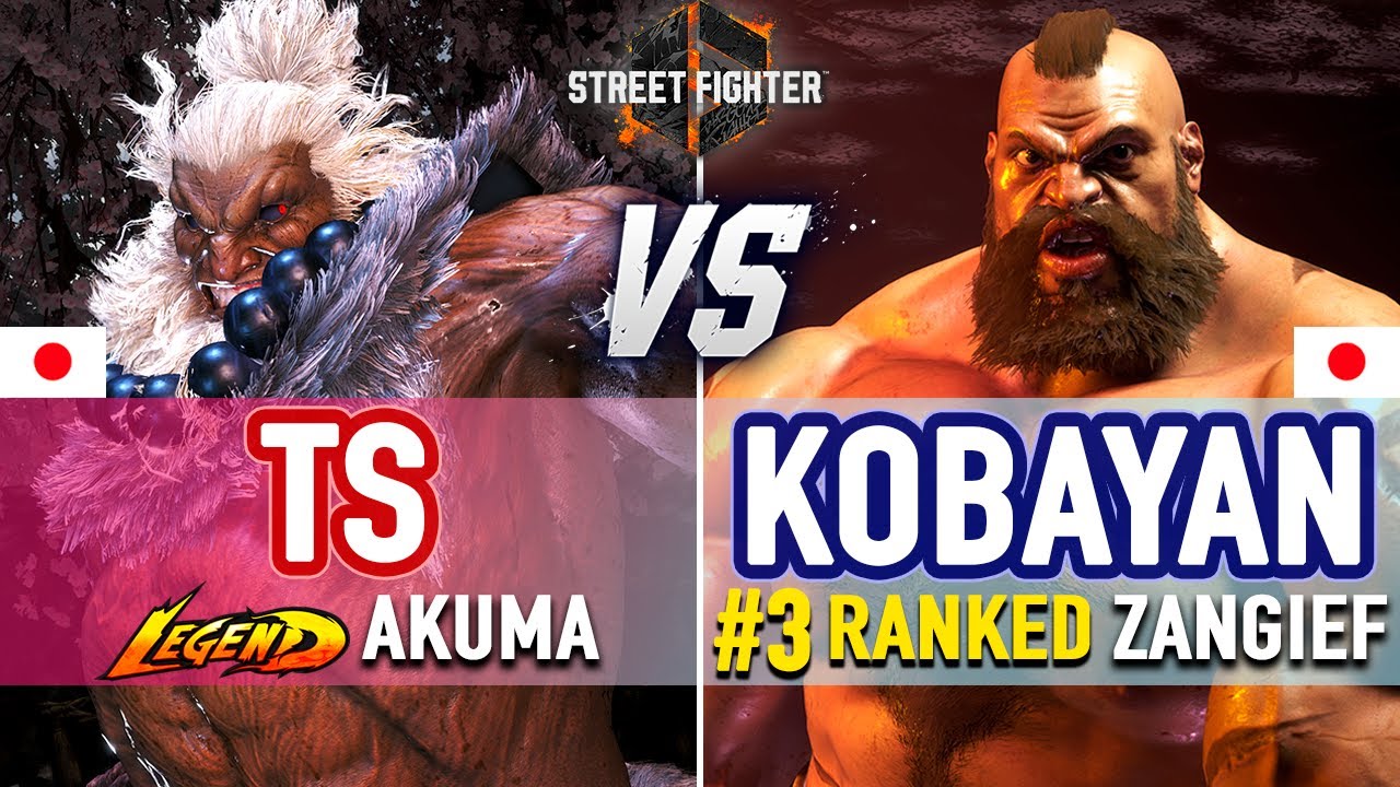 SF6 🔥 TS (Akuma) vs Kobayan (#3 Ranked Zangief) 🔥 SF6 High Level Gameplay