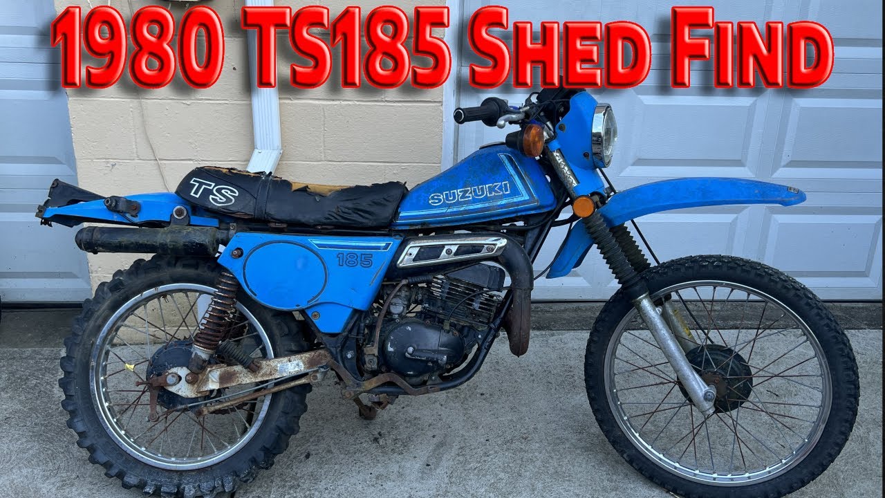 Suzuki TS185 1980 года, найденный за сараем, простоявший более 20 лет... на ходу ли он?