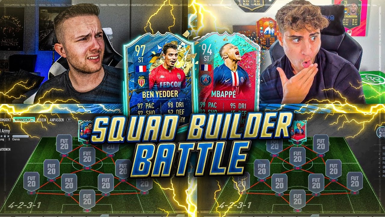 FIFA 20: TOTS Ben Yedder vs Mbappe Fut Birthday 🔥 Squad Builder Battle Vs Elias
