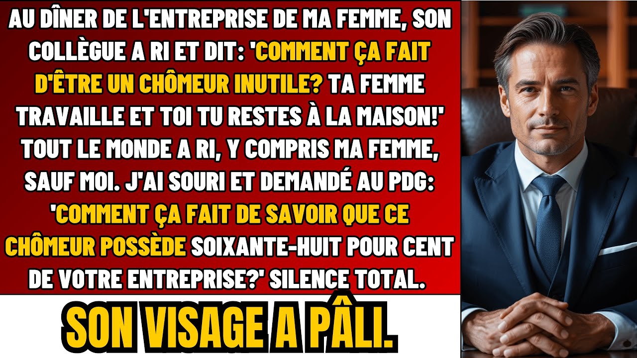 Au Dîner De Boîte De Ma Femme, Ils M’ont Dit CHÔMEUR — Jusqu’à Ce Que Je Montre Le Vrai PATRON